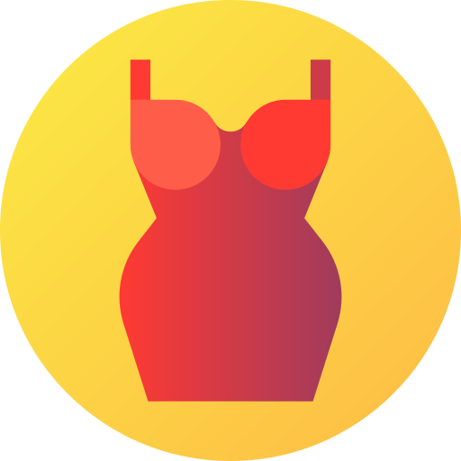 Abito femminile elegante, rappresentazione della moda curvy Abito femminile elegante, rappresentazione della moda curvy