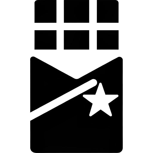 Simbolo grafico minimalista per le nuove tavolette di cioccolato Ferrero negli Stati Uniti