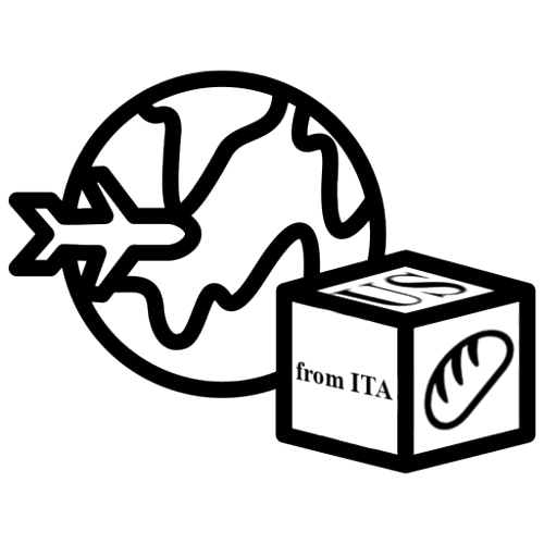 Icona: Commercio internazionale di cibo verso il mercato americano