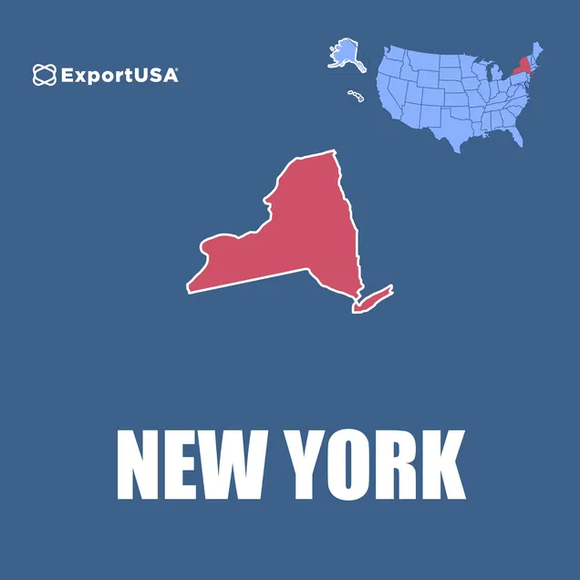 Mappa dello Stato di New York dove aprire un'attività o uno stabilimento produttivo Mappa dello Stato di New York dove aprire un'attività o uno stabilimento produttivo