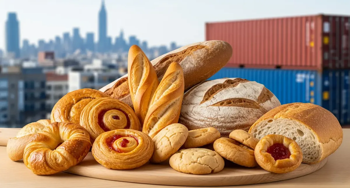Prodotti da forno italiani di alta qualità pronti per l'esportazione negli Stati Uniti
