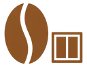 Icona: unisce un chicco di caffè e un pezzo di cioccolato.