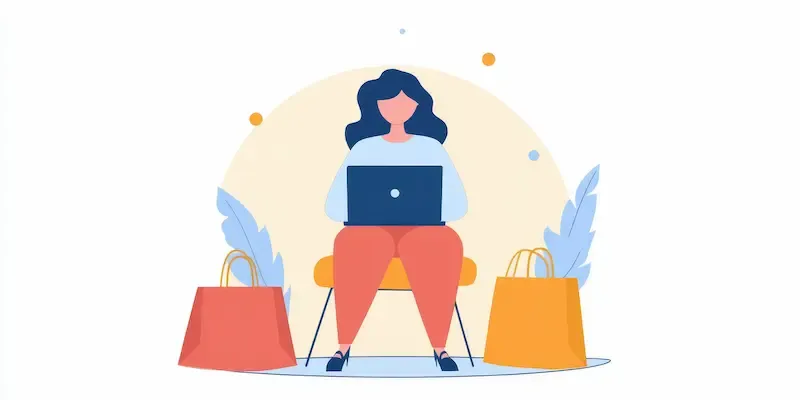 Analisi di mercato sulla transizione verso l'e-commerce: come le donne utilizzano desktop e dispositivi mobile per la ricerca prodotti.