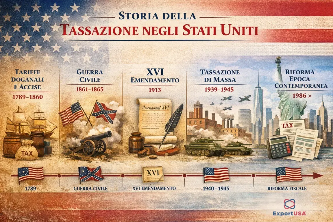 L'evoluzione della tassazione negli Stati Uniti d'America
