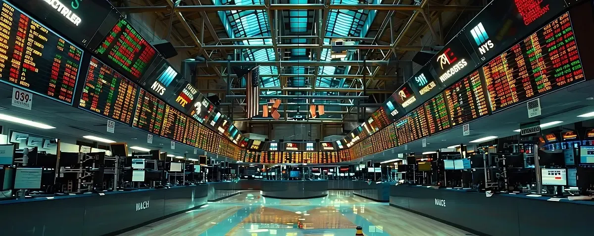 Le sale del new york stock exchange a nyc USA