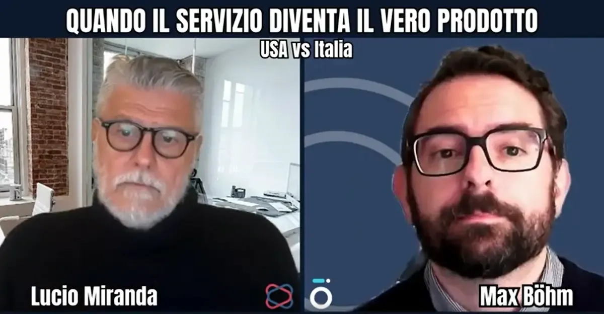 Lucio Miranda e Max Bohm danno suggerimenti ad aziende italiane per assistenza clienti aziende