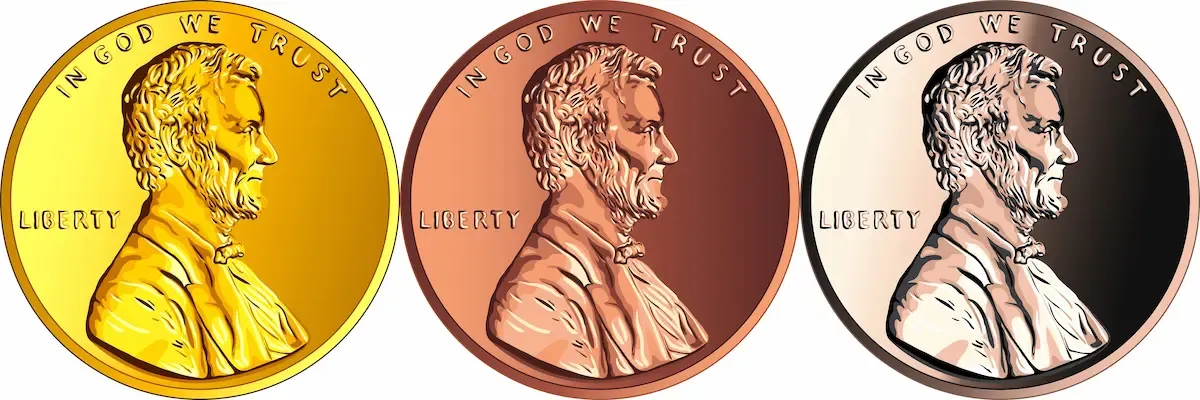 Monete da 1 penny USA