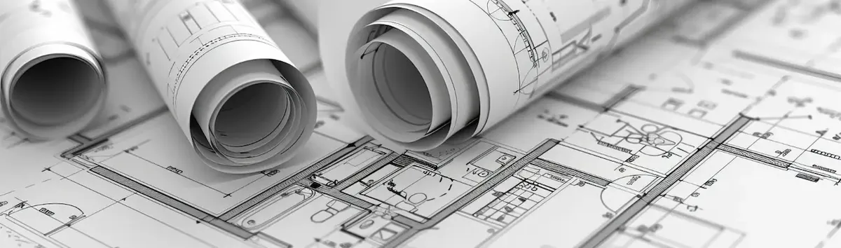 Disegni tecnici e planimetrie che simboleggiano la progettazione edilizia a New York
