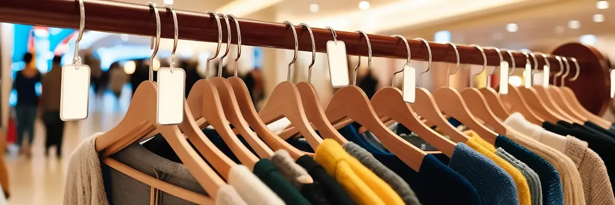 Icona: rappresenta un vestito da donna e uno showroom di moda