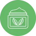 Icona: barattolo di crema, che rappresenta i prodotti per la cura della pelle a base di ingredienti naturali