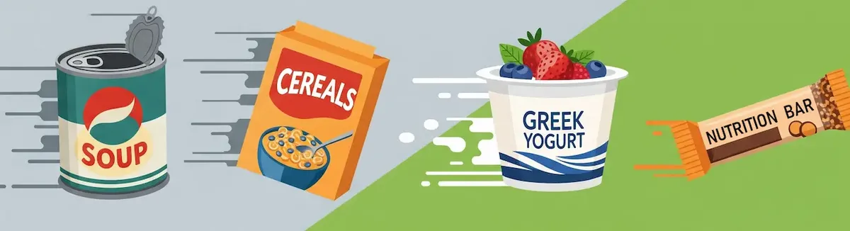 Cambio dei trend alimentari in America: prodotti sani superano i marchi storici e innovazione nel settore del cibo
