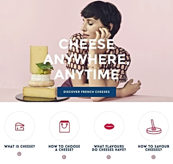 Fromage de France - il design e l'informazione per conquistare il mercato americano