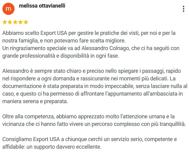 Visti USA per famiglie