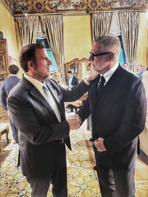 L'Ambasciatore Americano in Italia Tilman J. Fertitta e il Presidente di ExportUSA Lucio Miranda