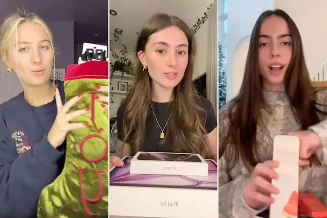 Christmas haul della generazione Z negli USA