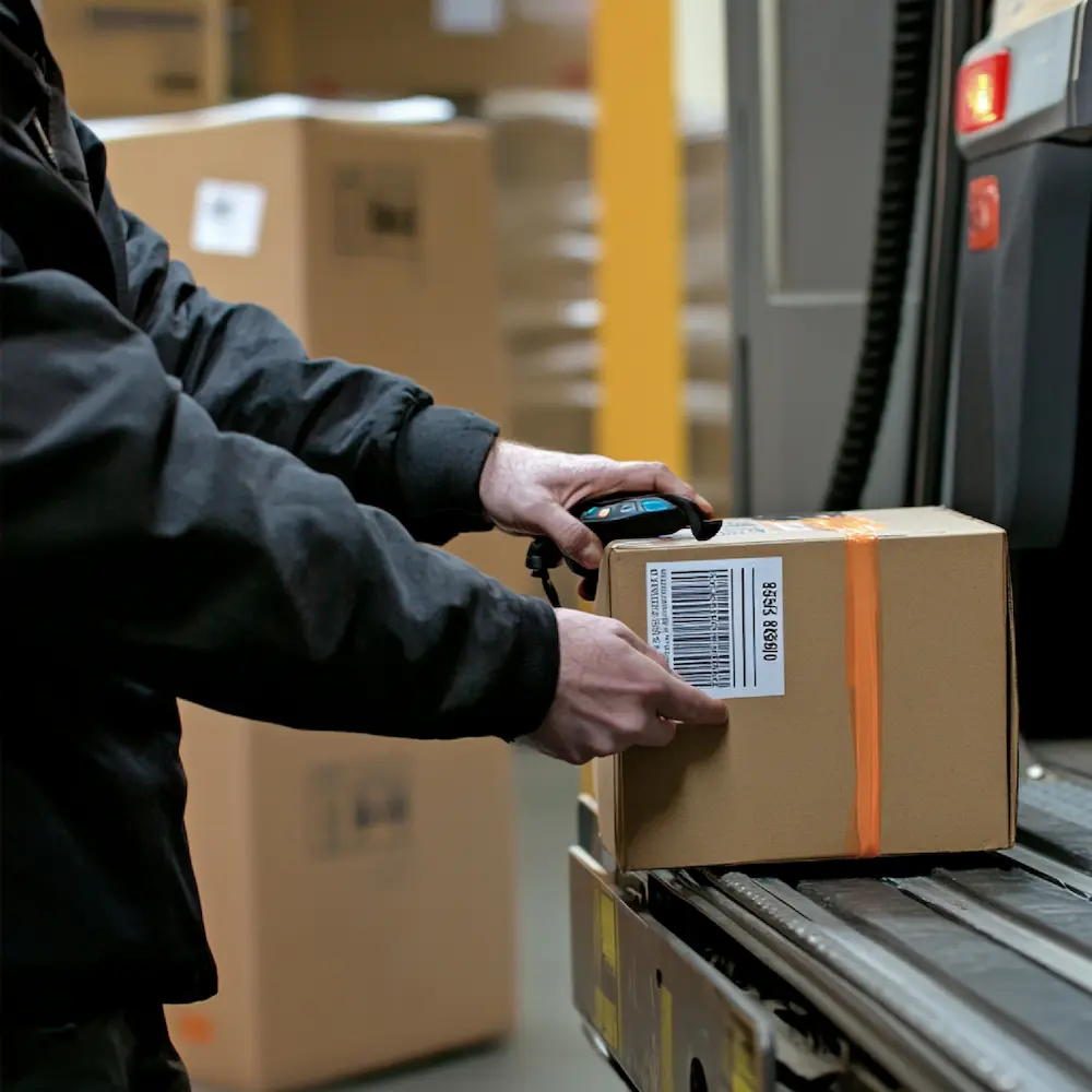 utilizzo di codici a barre 2d nel magazzino logistica negli Stati Uniti