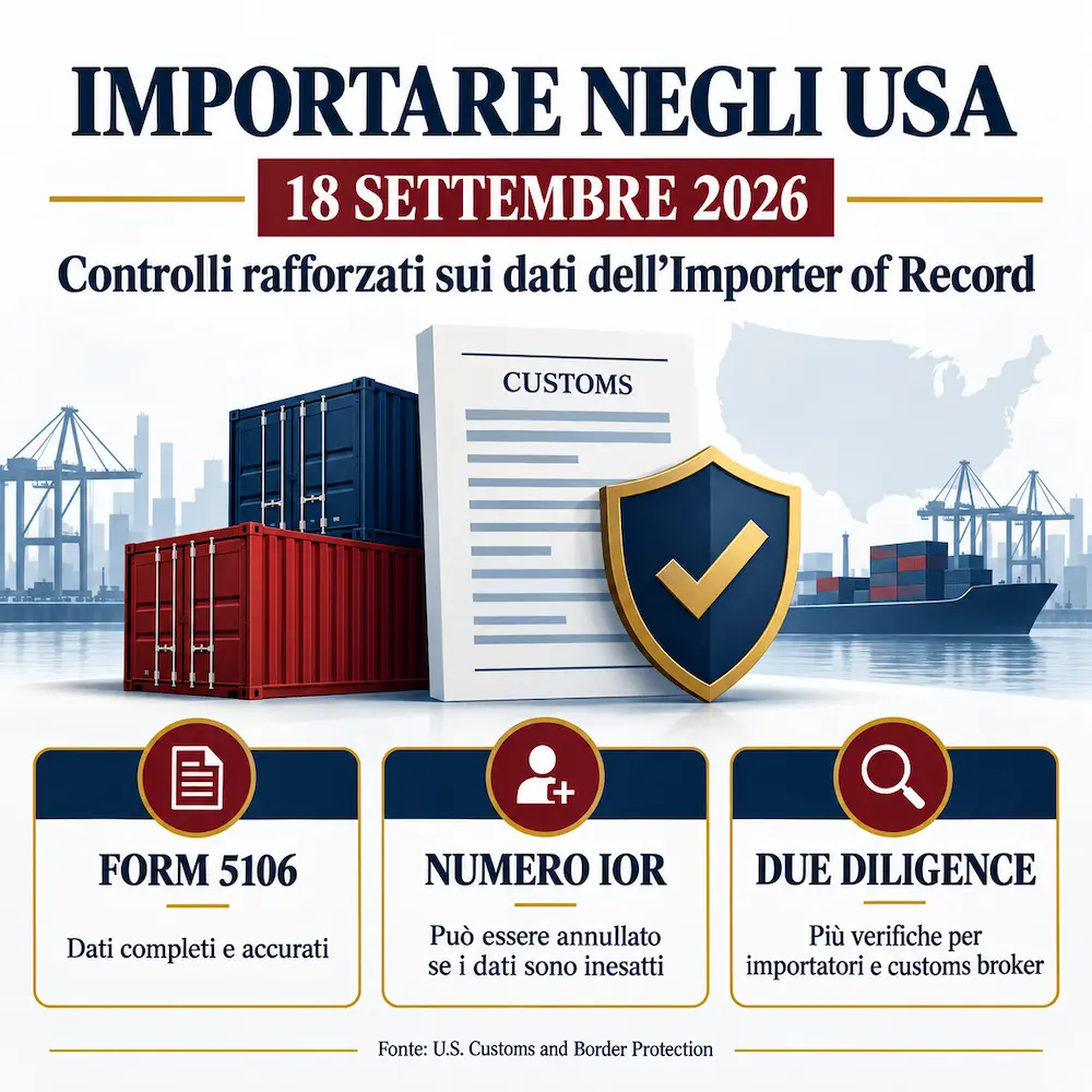 Le nuove regole per importare merci negli Stati Uniti