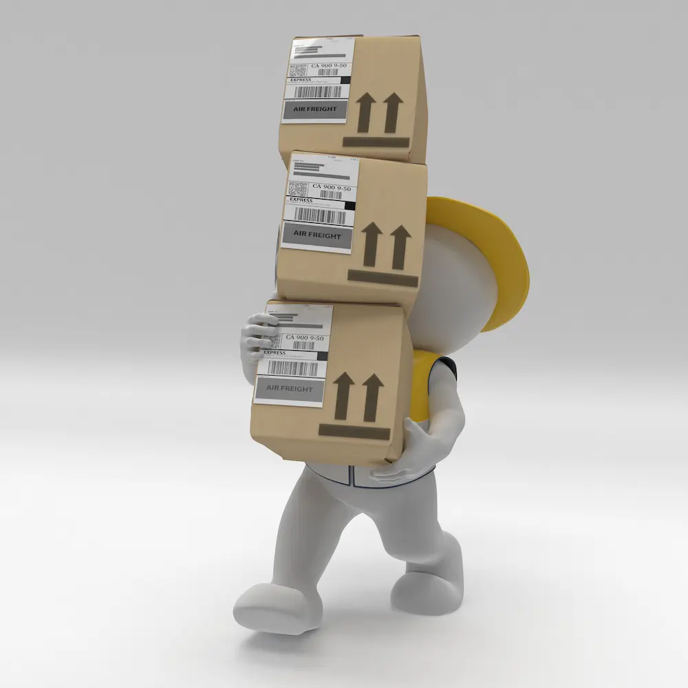 spedizione e consegna di ordini ecommerce in America
