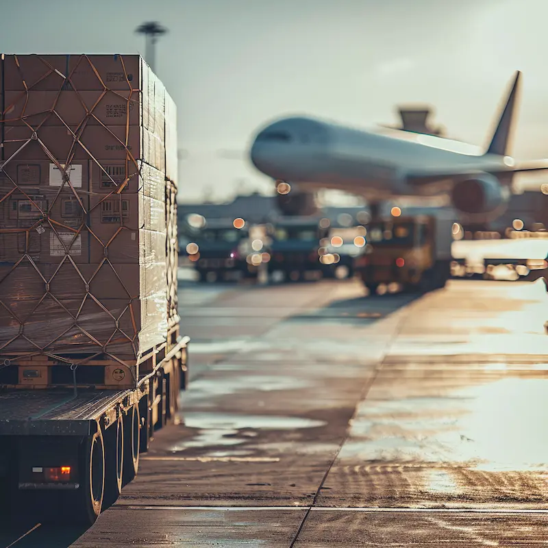 spedizione merci con aereo cargo per stati uniti d'america
