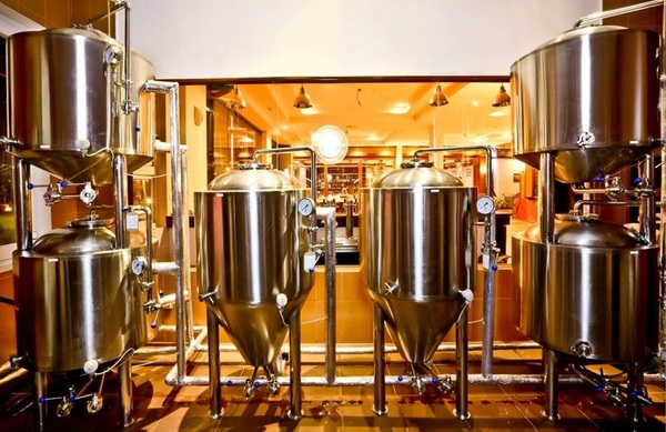 Impianto di produzione birra in America
