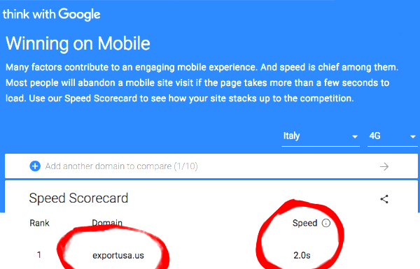 Importanza della velocità di caricamento delle pagine Sviluppo siti mobile per gli Stati Uniti
